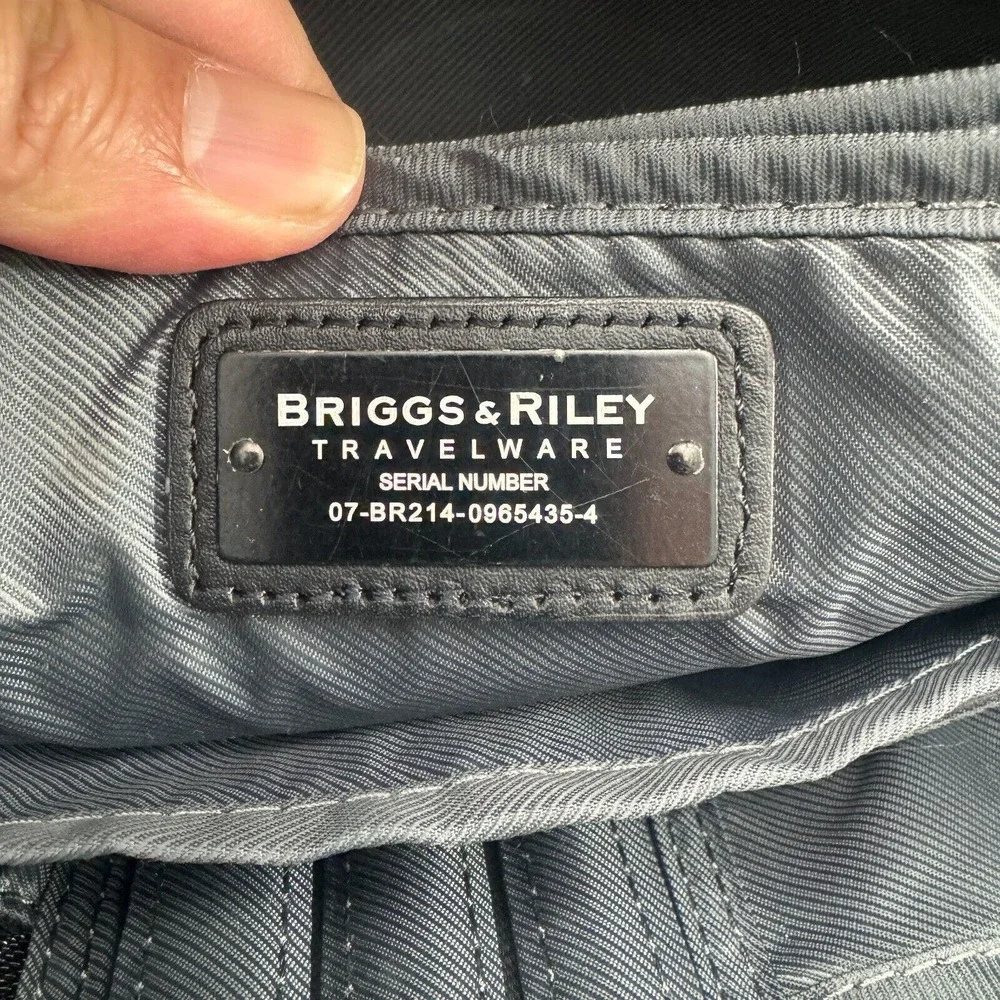 Briggs & Riley Compact Carry On Laptop Wheeled Briefcase Luggage Bag BR214